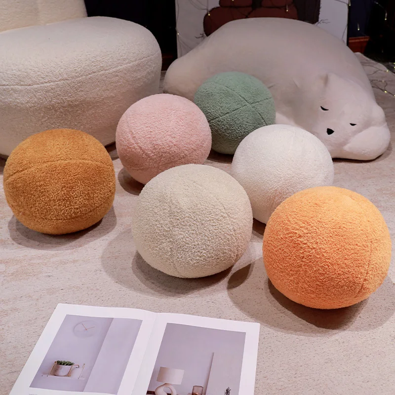 30x30cm Plush Ball Toy Stuffed Colorful Soft Squishy Dancing Accessory Pillow Sofa Chair Bed Decor Plushie Gift