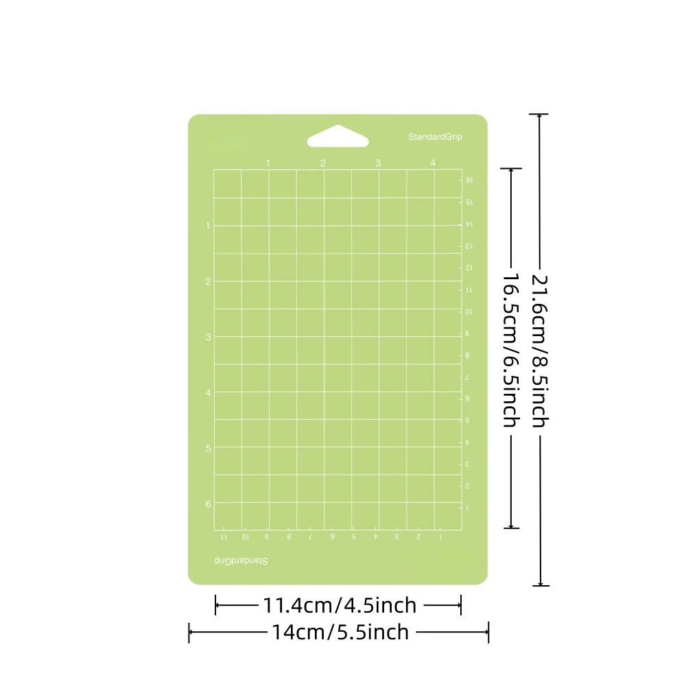 Cutting Mat For Cricut Joy(4.5*6.5in),Adhesive&Sticky Non-Slip Flexible Square Gridded Cut Mats Set For Vinyl, Crafts, Quilting