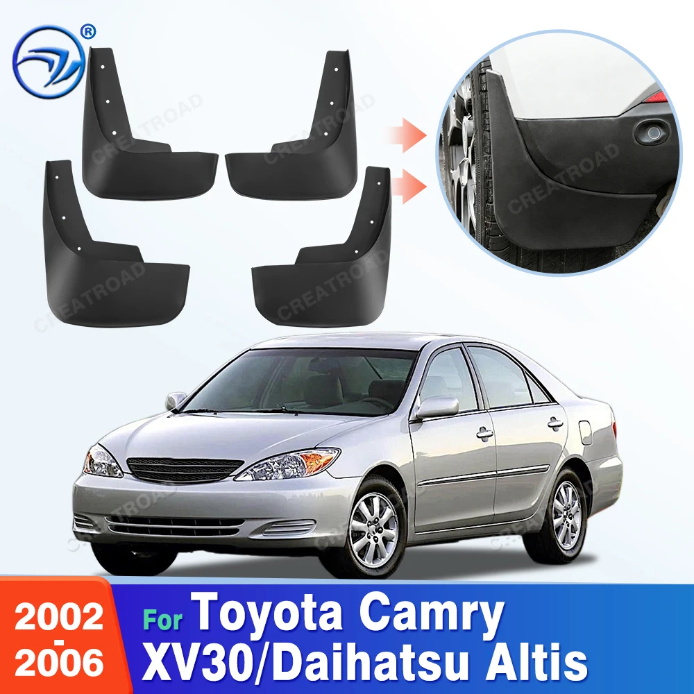 For Toyota Camry XV30 / Daihatsu Altis 2002 2003 2004 2005 2006 Fender Mudflaps Splash Guards Mudguards Mud Flaps Accessories