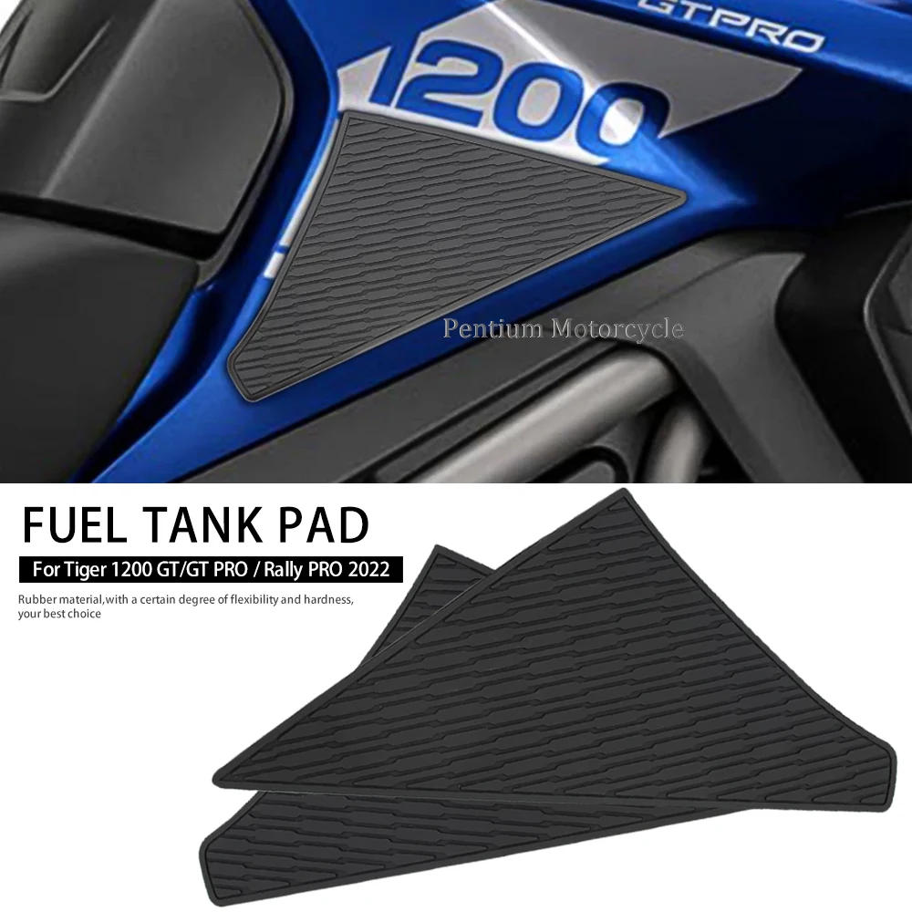 

Motorcycle side fuel tank pad For Tiger 1200 GT/ GT Pro/ Rally Pro 2022 Tank Pads Protector Stickers Knee Grip Traction Pad