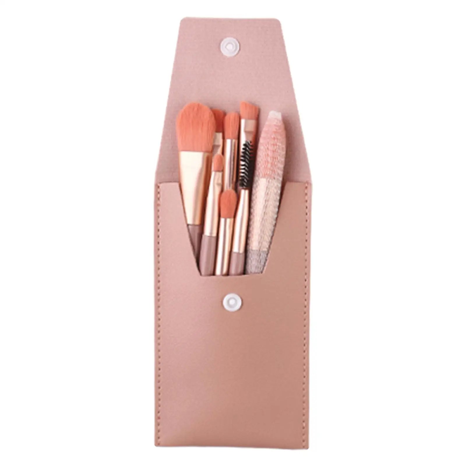 8Pcs Make up Brushes Kit Travel Bag Professional Cosmetics Brush with Synthetic