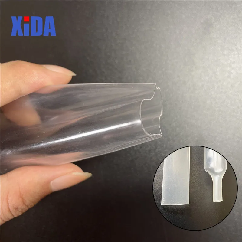 2:1 Clear Heatshrink Tube 10mm 100Meters