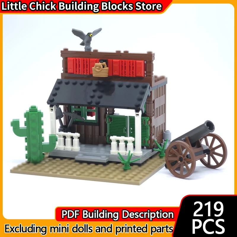 

Модель City Street View MOC, строительные кирпичи, городской общий магазин, модульная технология, детские праздничные подарки, сборные игрушки, костюм