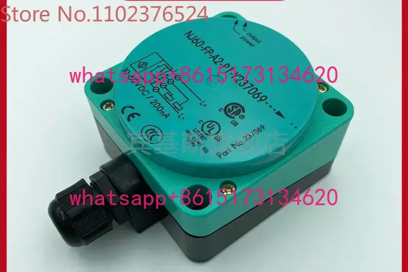 

2 pieces Proximity switch NJ60-FP-A2-P1-Y237069 237070 Inductive DC 4-wire PNP Normally Open Normally Closed