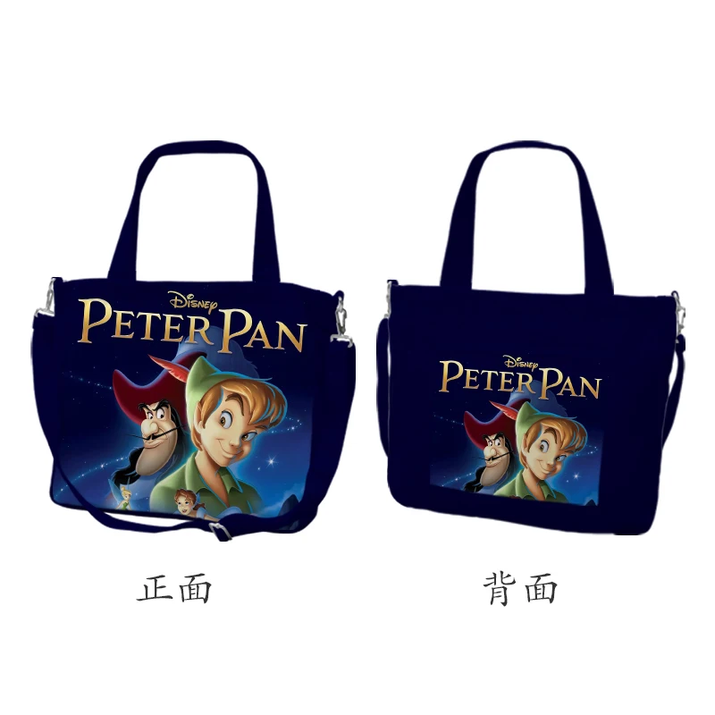 Disney Peter Pan D5581 Anime Shoulder Bags Customized Cartoon Shopping Bag Casual Shoulder Tote Storage Handbag Gift