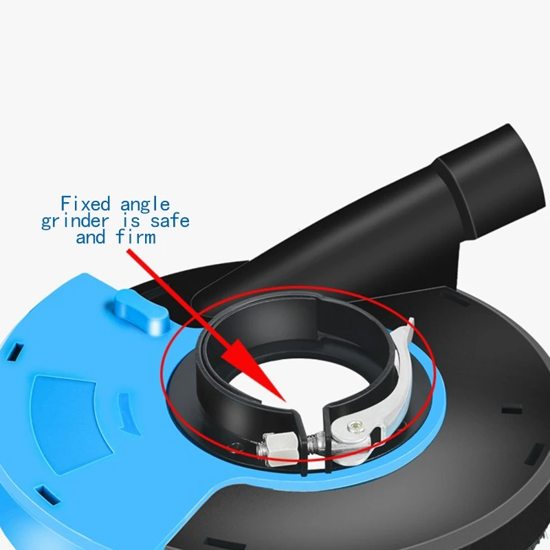 Hot 5 Inch Angle Grinder Dust Shroud Cover Tools For Concrete Marble Granite Engineered Stone Grinding Dust Collection