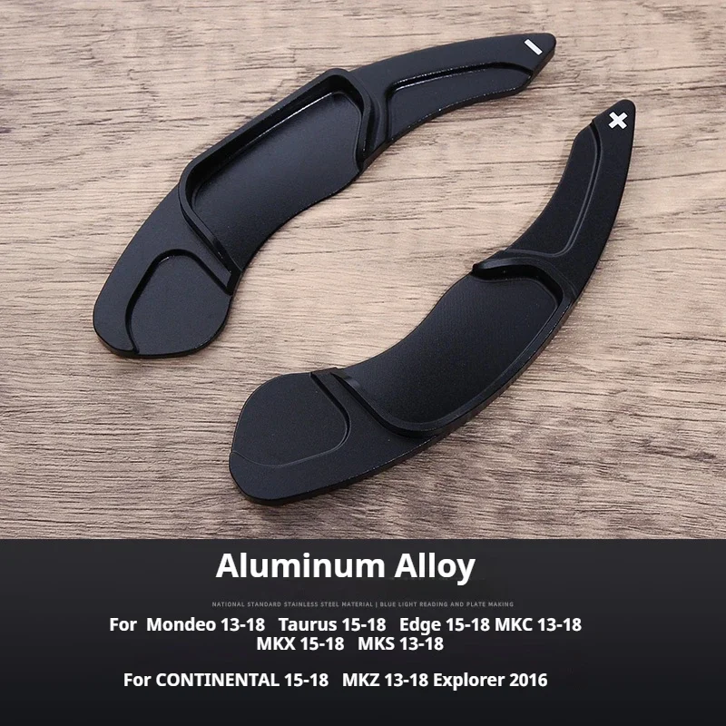 

Aluminum Alloy Cover Car Steering Wheel Shift Paddle Shifter For Ford Mustang Mondeo Taurus EDGE Explore Lincoln MKC MKX MKS MKZ