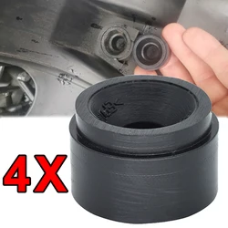 4X Engine Rubber Mounting Bush For Volvo S60 V70 S80  Protective Under Guard Plate Clip Grommet Support Bungs Black Car Parts