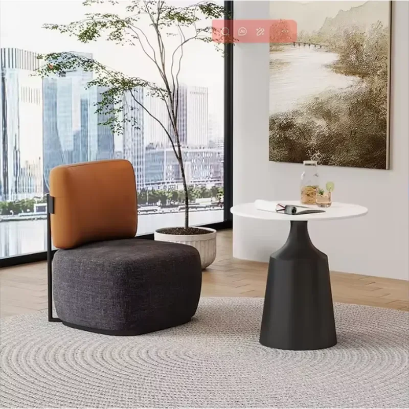 Light luxury hotel reception balcony cafe negotiation seat modern simple armchair