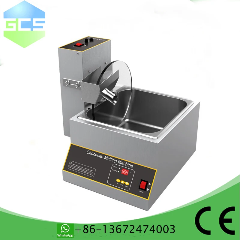 All-in-One-Elektro-Schokoladenschmelz- und Temperursystem: 1-Pot-Rotationsmischer mit Spenderfunktion