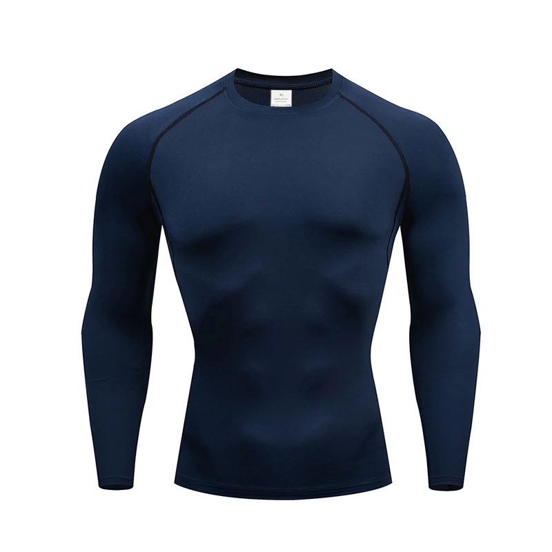 Compression Running T-shirt Fitness Tight Long