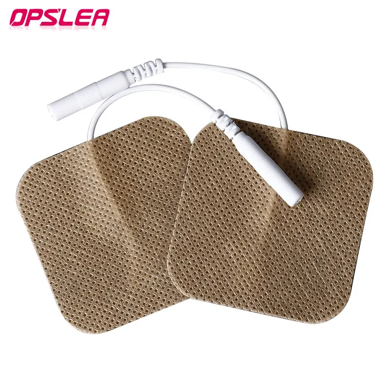 5x5cm TENS Muscle Stimulator Electrodes Pads Reused Digital Therapy Massager Patch Body Physiotherapy Pulse Gel Sticker Massage