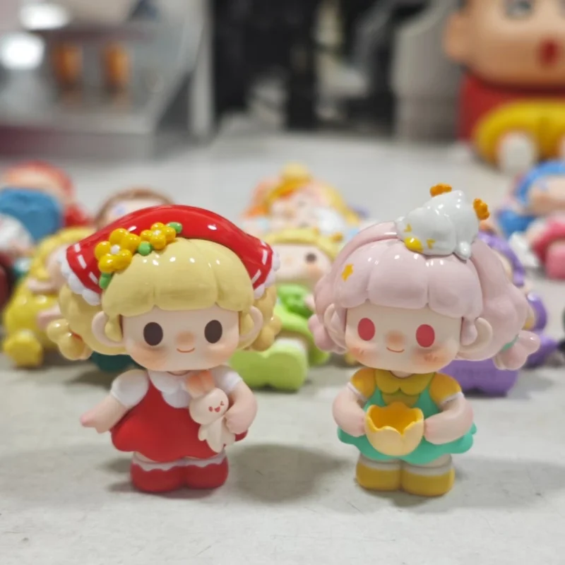 

Original Titi And Her Friends Series Mini Blind Box Collectible Figure Trendy Blind Box Toys Kawaii Figurine Desktop Ornament