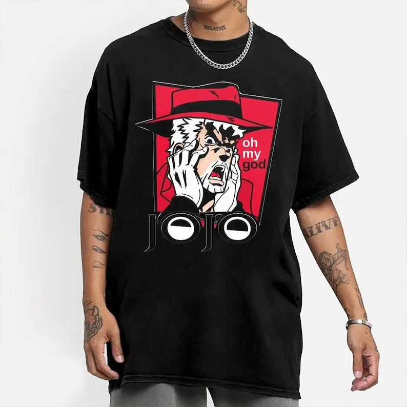 Anime JJ's Bizarre Adventure T-Shirt, Anime T-Shirt