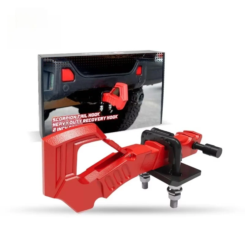 Высочайшее качество 4x4, автомобильные аксессуары, углеродистая сталь, прицепная скоба, приемник сцепного устройства, 2-дюймовый стальной крюк для буксировочной сцепки прицепа