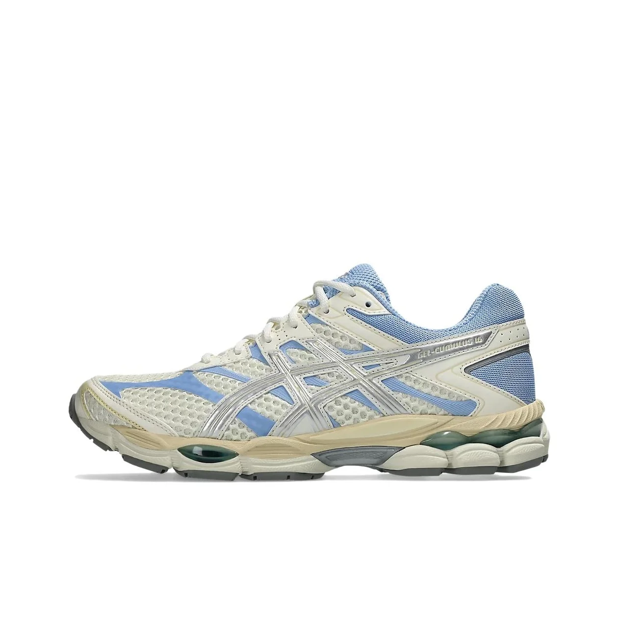 ASICS Gel Cumulus 16 Running Shoes Unisex White Blue 1203A733-750