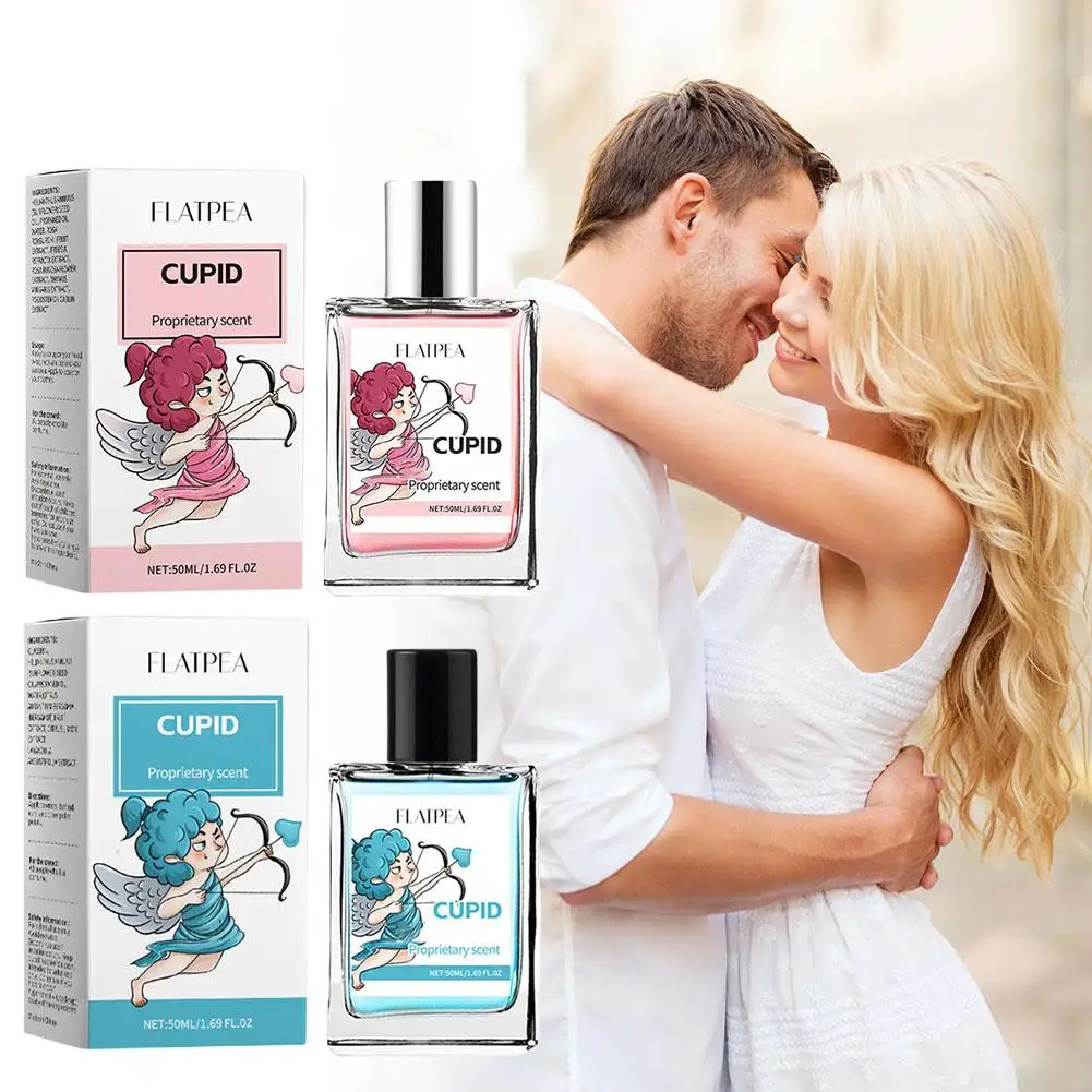 กามเทพโคโลญจ์น้ําหอมElegant Long Lasting Cologne Flirting Datingน้ําหอมฟีโรโมนสําหรับผู้ชายผู้หญิง 50Ml