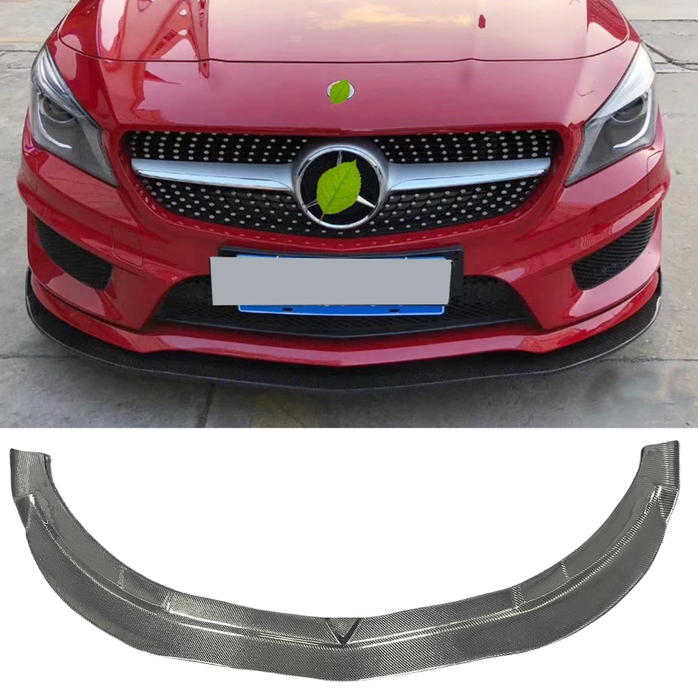 for Mercedes CLA45 CLA220 W117 carbon fiber front lip RZ style front shovel front spoiler back lip 2013-2016custom