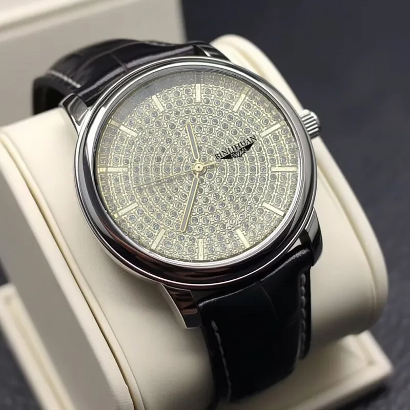 New 2025 Authentic Men's Quartz Watch Korean Edition Classic High-End Waterproof Fashionable Simple Handsome Timepiece Gift
