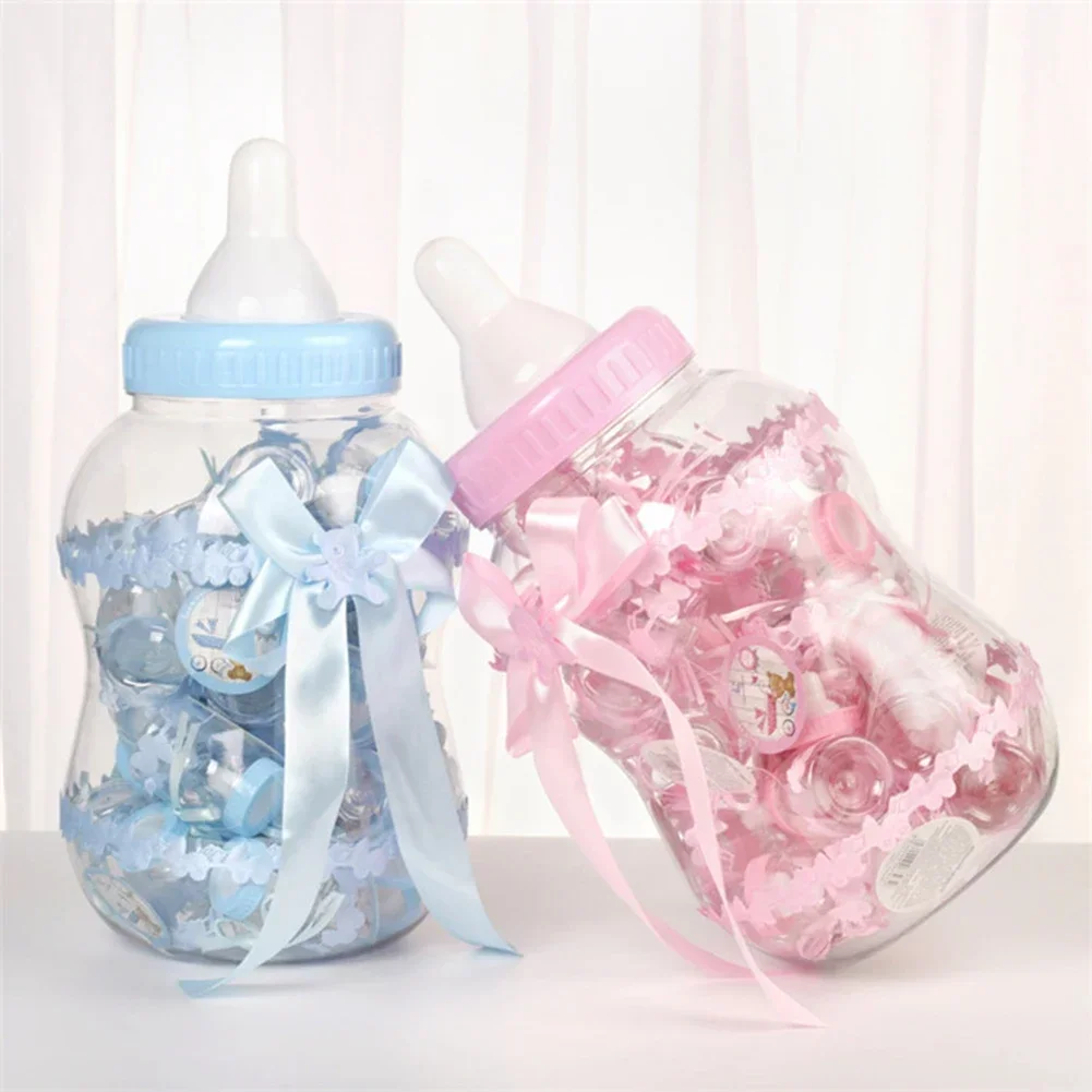 Feeder Style Candy Bottle Gifts Box Birthday Party Decor Kids Baby Shower Favor Boy Girl Newborn Infant Baptism Candy Bag