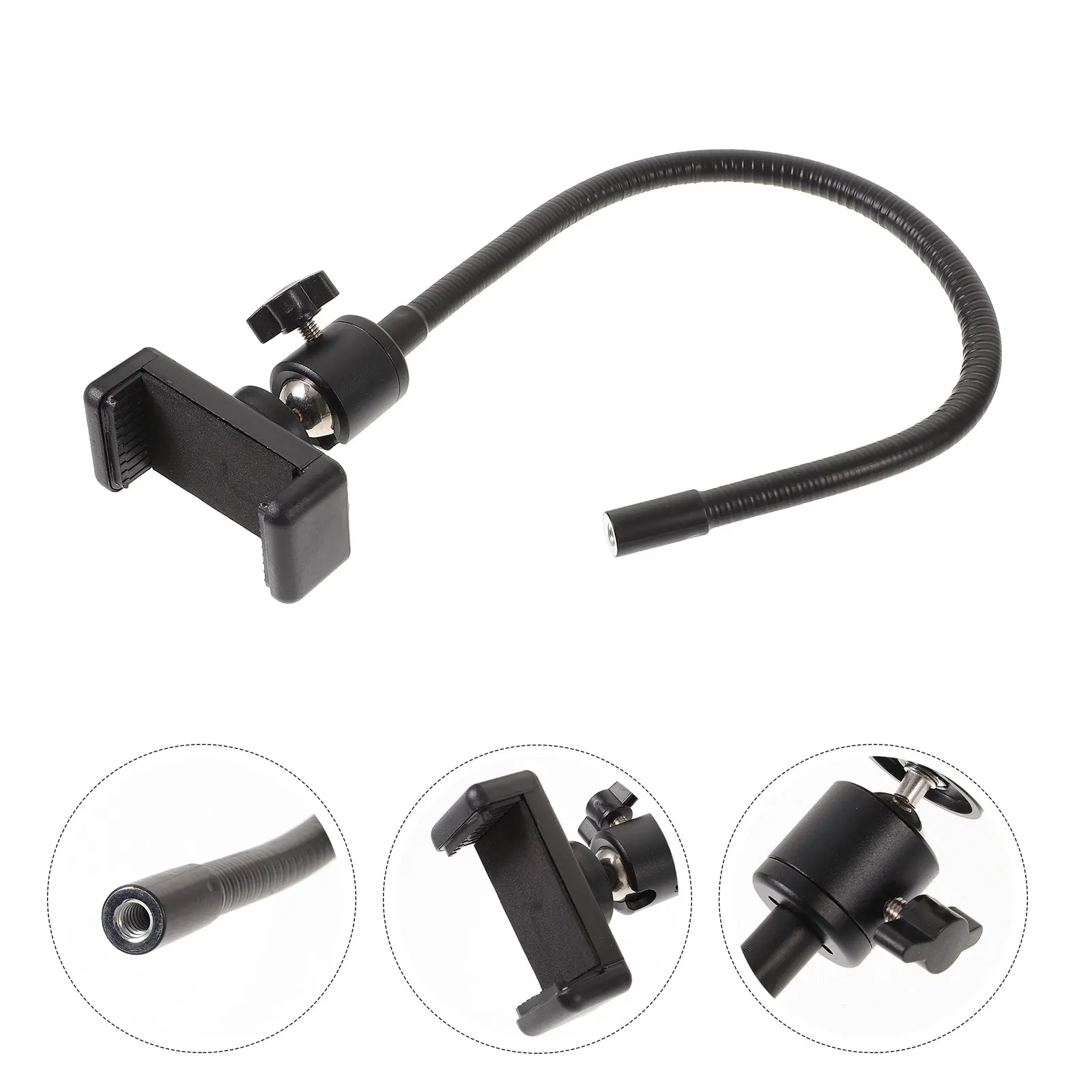 

Mobile Phone Clip Tripod Accessories Cell Adapter Holder PTZ Abs Cellphone Camera Mount