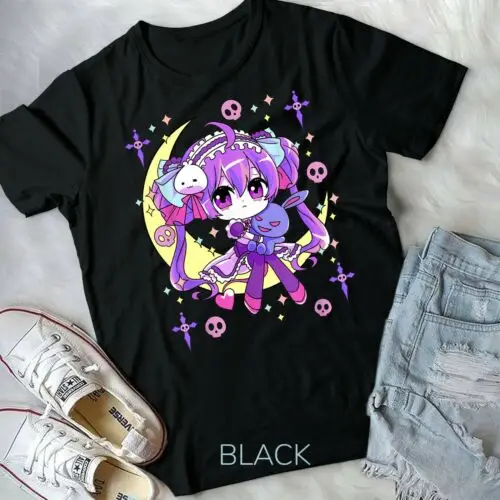 

Cute Chibi Kawaii Anime Girls Pastel Goth for Kids Unisex Form T-shirt