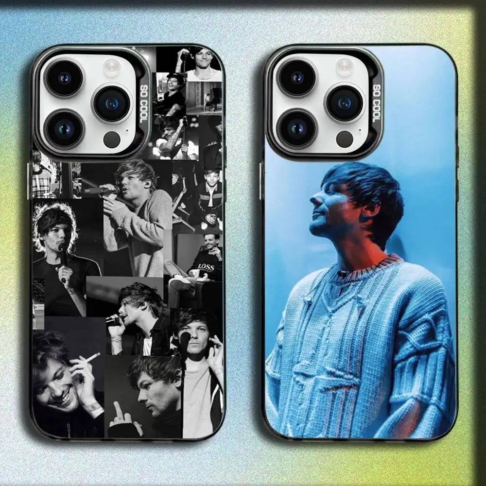 

L-Louis Singer T-Tomlinson Phone Case For iPhone 17,16,15,14,13,12,11,Pro,Max,Plus,E,SE4,Air,Mini Black IMD Box