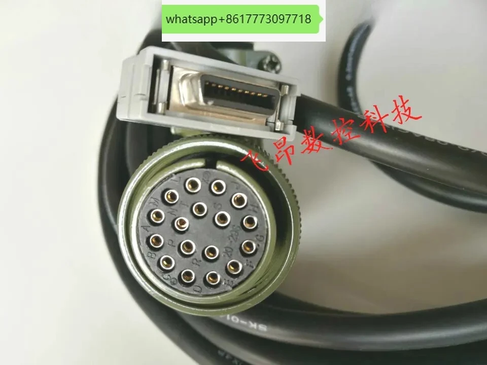 Servo encoder cable A660-2004-T893, equipped with A860-0365-V501 encoder