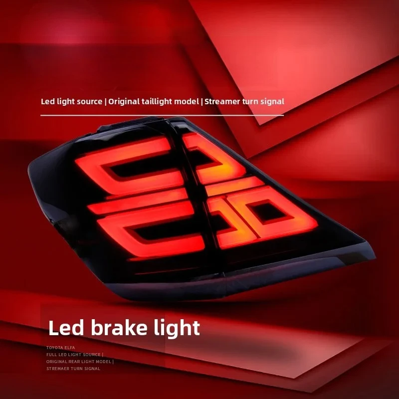 

For Toyota ALPHARD 2007-2013 Car Led Taillight Assembly with Dynamic Turn Signal DRL Brake Light Daytime Running Light Tail Lamp