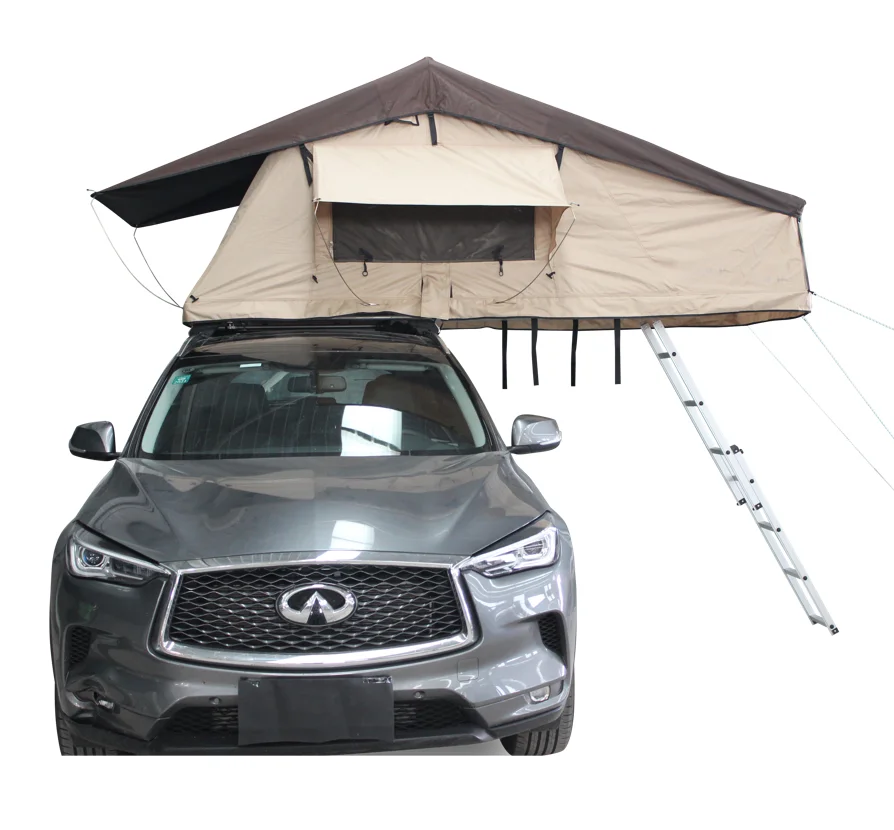 

New Design Camping Tent Outdoor Roof Top Tent for 4x4 4wd Shop to Sale 420D Polyester Oxford Waterproof 2000mm