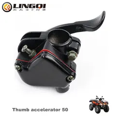 LINGQI Pit Dirt Bike Thumb Throttle Assembly Motorcycle Speed Control Accelerator Waterproof 7/8