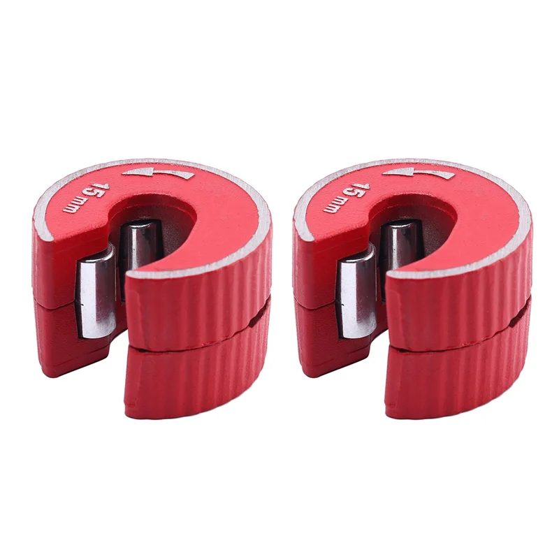 A20F-2X Round Pipe Tube Cutter Aluminium Alloy Body Self Locking For Copper Tube Aluminium PVC Plastic Pipe Cutting Tool 15Mm