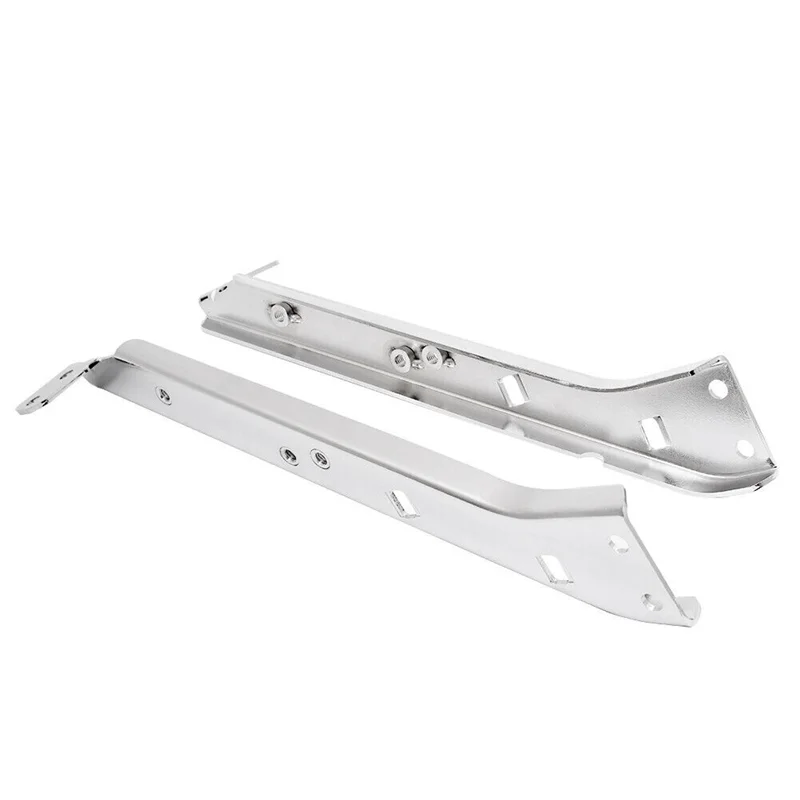 

Chrome Saddlebag Rail Support Brackets Saddlebag Rail Support Brackets For Touring FLT FLHT 85-08