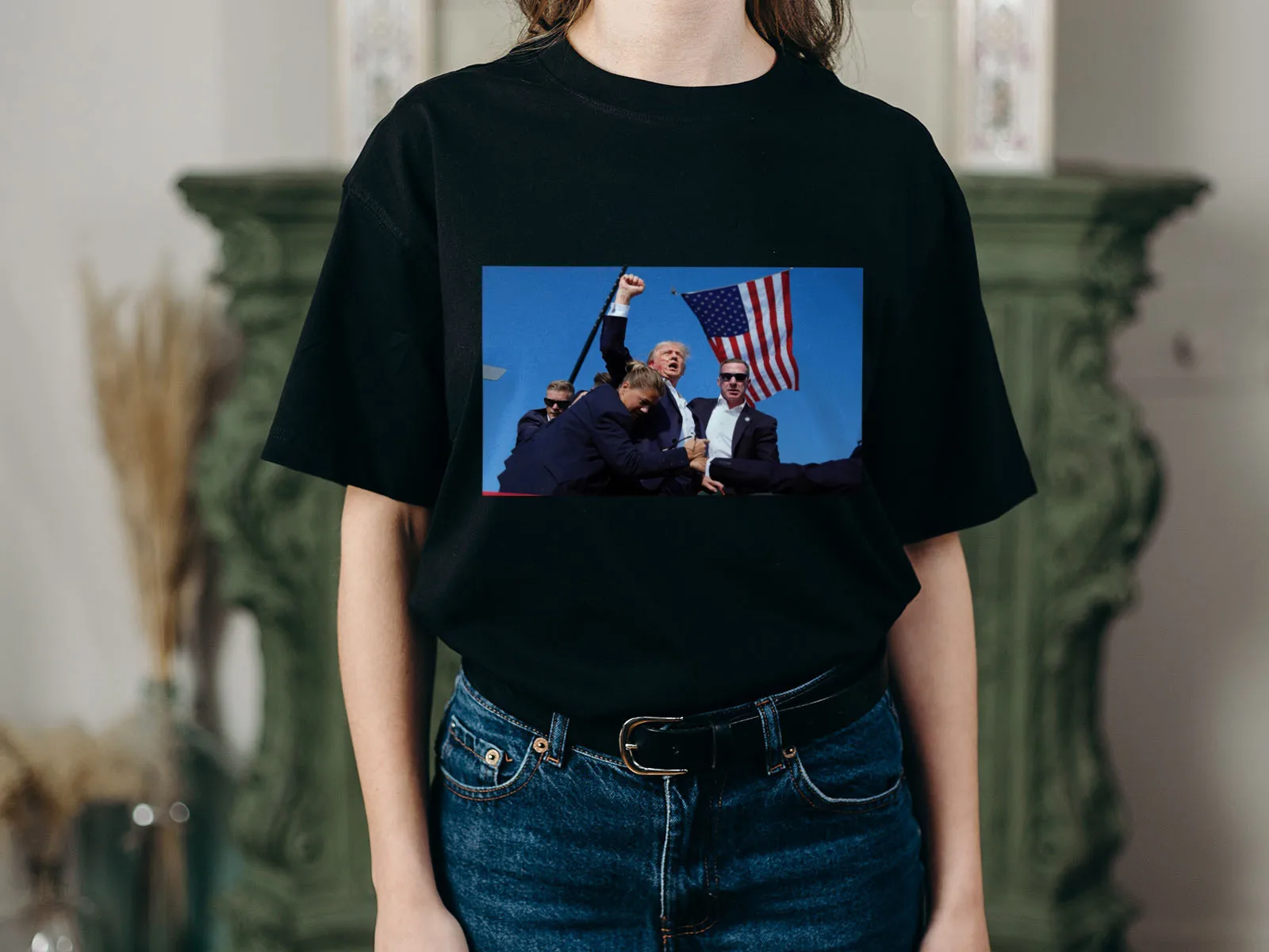 Donald Trump 2024 Survived Shot At Election Rally T-Shirt