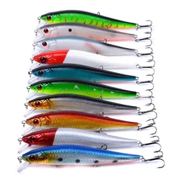 10pcs Wobbler Minnow Sea Fish Lures Set 23g Crankbait Fake Fishing Lure Isca Artificiai Hard Bait Fishing Lures