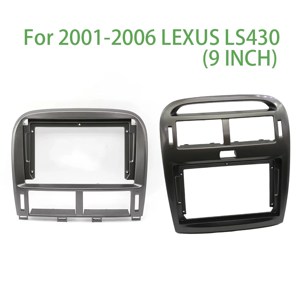 For 2001-2006 LEXUS LS430 Car Accessories 9 Inch Frame Fascia Adapter Android Radio Audio Dash Fitting Panel Kit