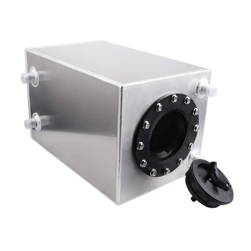 

Car Drop Tank 12L/20L/40L/60L Universal Fuel Tank AN8 Fuel Surge Catch Can Gallons Auxiliary Oil Tank with Cap
