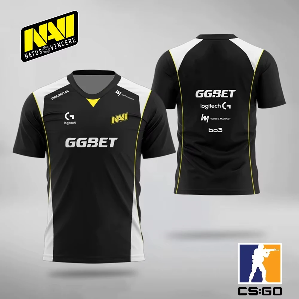 Navi 2025 CS2 E-sports Team Uniform Jersey CS_GO Professional League Training Uniform S1mple Aleksib Fans Gift Custom T Shirts