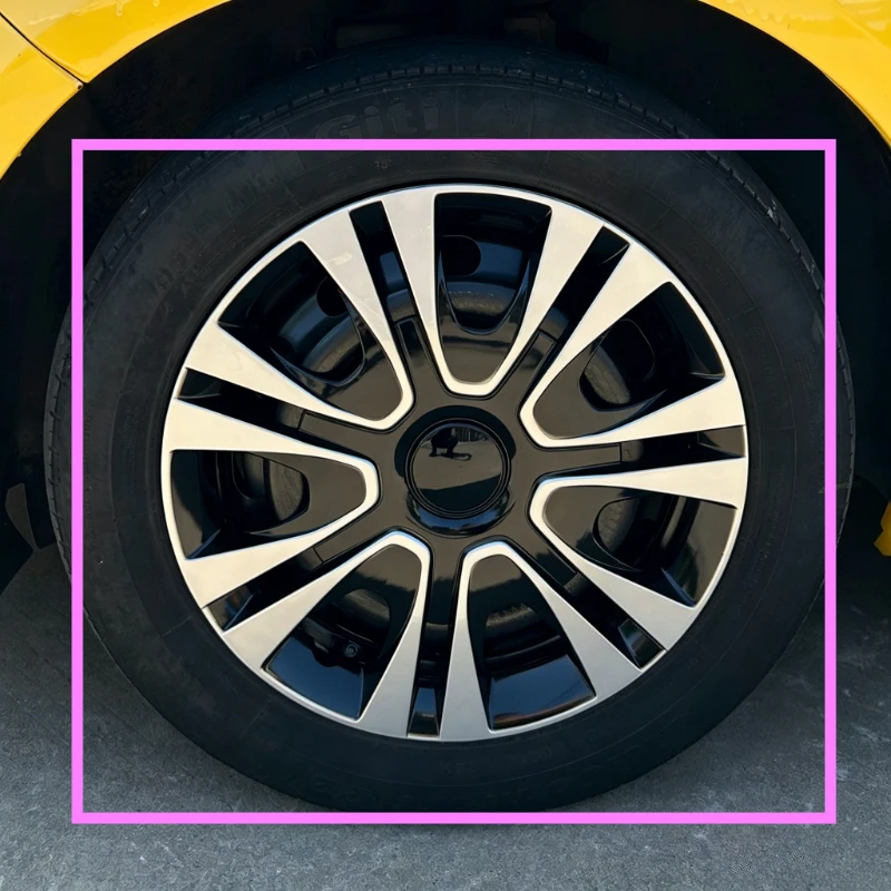[16-Zoll Auto-Radkappen] Vier Radkappen Geeignet für 16-Zoll Eisenräder von Autos, Hergestellt aus PP-Kunststoff]