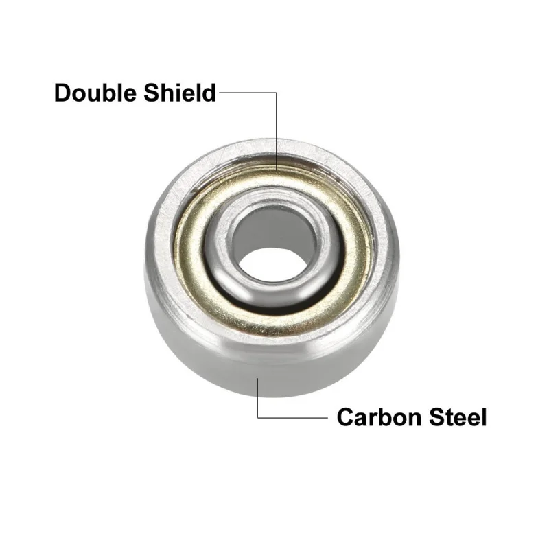 20PCS 623ZZ Double Shielded Deep Groove Ball Bearings 3×10×4mm Bearing Steel