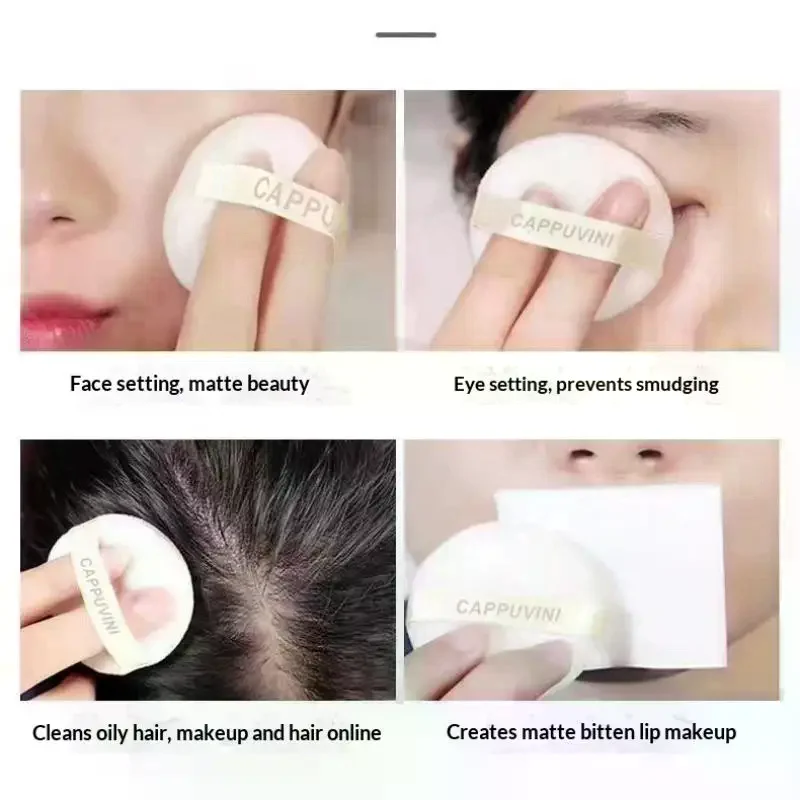 Juego de niebla de terciopelo, polvo de maquillaje fino y no pegajoso, niebla facial mate, maquillaje, polvo de miel transparente, sujeción de maquillaje