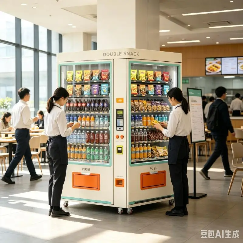 Electronic Smart Combo Drink Snack Touch Screen Vending Machine for Business Customized