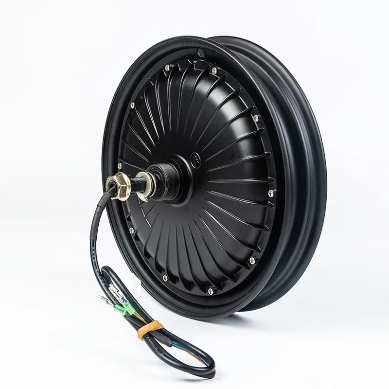 

48v350w22H14 inch drum brake disc brake DC brushless hub motor electric vehicle motor