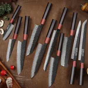 F.YOUNG Japanese Chef Knife Damascus Steel Professional Kitchen Knives Meat Slicing Sashimi Utility Hand Forged Cooking Utensils 6 best sales damascus knife original - №5