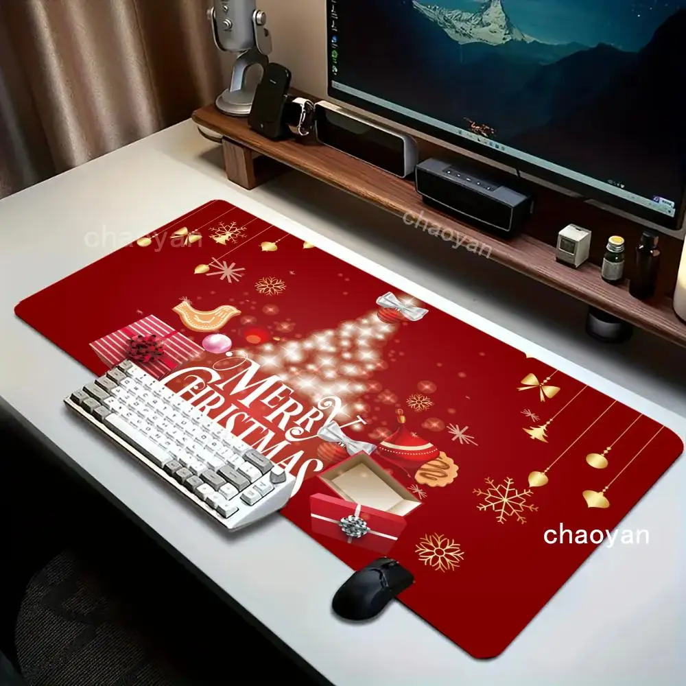 

Коврик для мыши с Рождеством, офисный коврик для мыши с поддержкой запястья, игровой настольный коврик, нескользящий настольный коврик, игровой игровой коврик