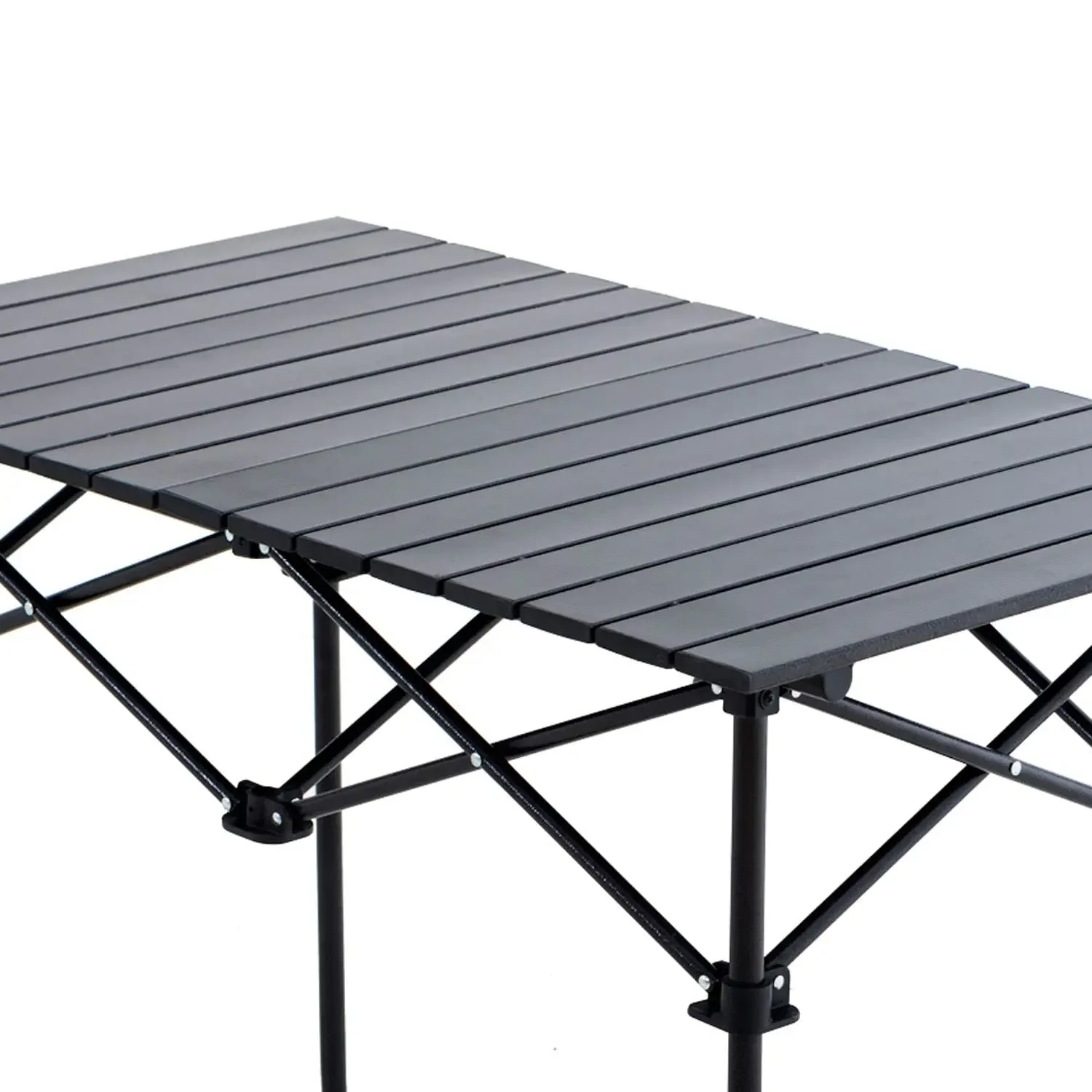 2026 High Quality Portable Outdoor Modern Foldable Dining Table Easy Portable Folding Aluminum Camping Workbench BBQ Kitchen Bea