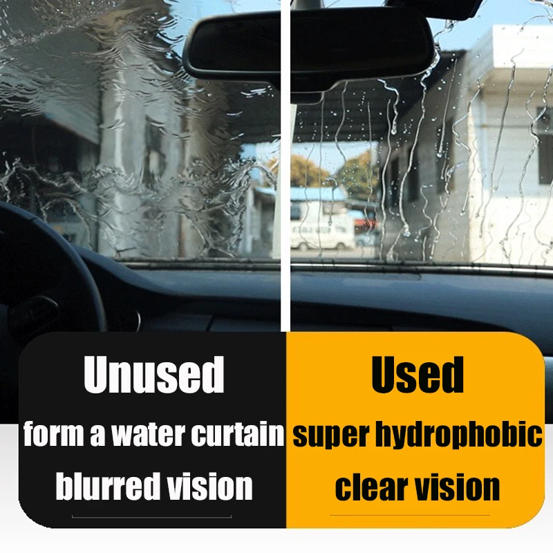 DPRO Glass Hydrophobic Coating Anti Rain Window Coating Water Repellent Waterproof Windshield Ceramic Rearview Mirror Nano Spray