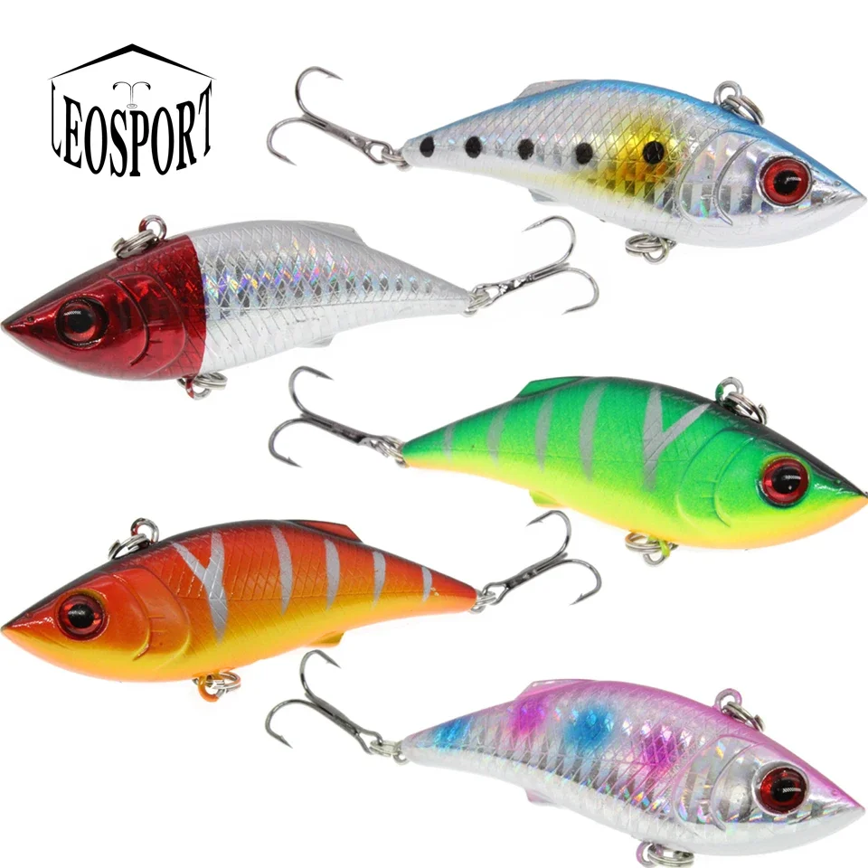 New Arrival  Isca Artificial Fishing Lures 7cm/10g  Hard VIB Lures Bait Treble Hooks Fishing Tackle