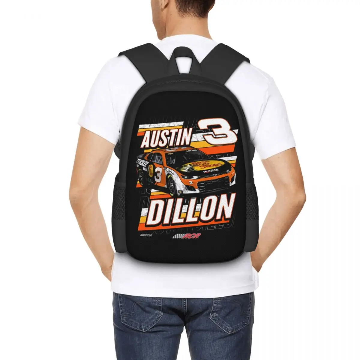 Austin Dillon 3 mochila de viaje para ordenador portátil, bolsa de ordenador escolar para negocios, regalo para hombres y mujeres