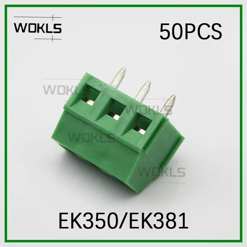 25PCS/50PCS 3.5mm 3.81mm pitch kf128l-3.5 kf128l-3.81 euro terminal block DG381-3.5mm KF128L EK350